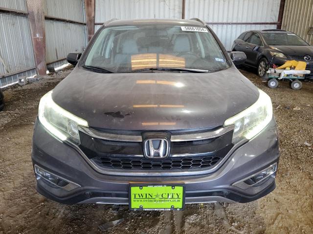 2HKRM3H71FH555730 - 2015 HONDA CR-V EXL GRAY photo 5