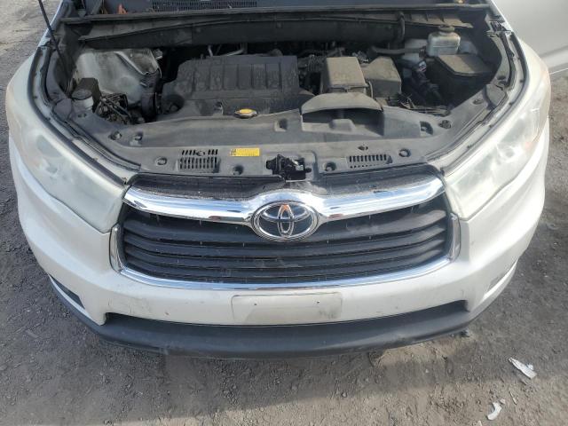 5TDKKRFH5ES018471 - 2014 TOYOTA HIGHLANDER XLE WHITE photo 12