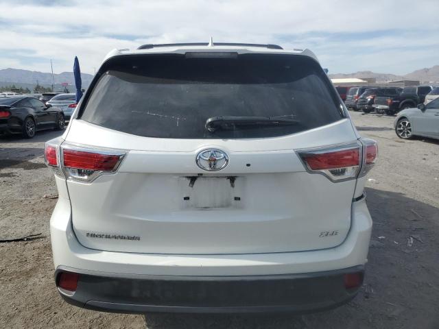 5TDKKRFH5ES018471 - 2014 TOYOTA HIGHLANDER XLE WHITE photo 6