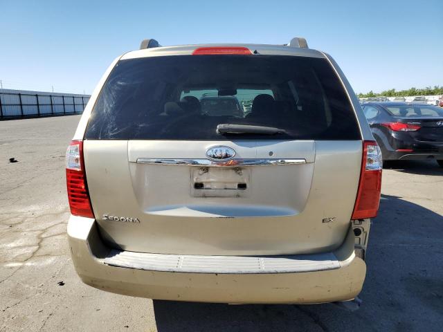 KNDMB233676190097 - 2007 KIA SEDONA EX GOLD photo 6