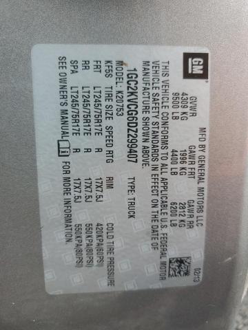 1GC2KVCG6DZ299407 - 2013 CHEVROLET SILVERADO K2500 HEAVY DUTY GRAY photo 13