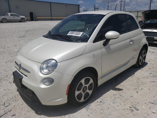 3C3CFFGE9HT647970 - 2017 FIAT 500 ELECTRIC WHITE photo 1