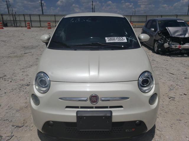 3C3CFFGE9HT647970 - 2017 FIAT 500 ELECTRIC WHITE photo 5