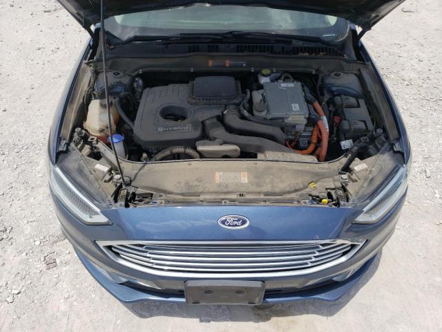 3FA6P0RU4JR248223 - 2018 FORD FUSION TITANIUM/PLATINUM HEV BLUE photo 11