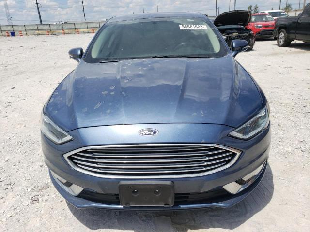 3FA6P0RU4JR248223 - 2018 FORD FUSION TITANIUM/PLATINUM HEV BLUE photo 5