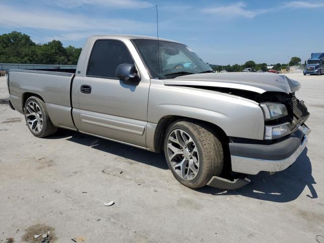 1GCEC14T24Z158378 - 2004 CHEVROLET SILVERADO C1500 SILVER photo 4