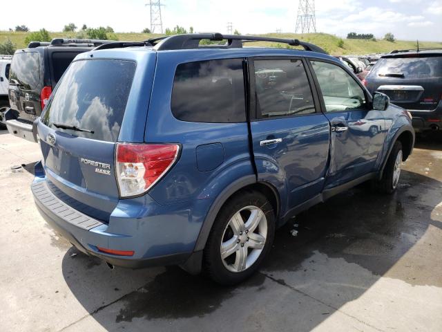 JF2SH6DC0AH905643 - 2010 SUBARU FORESTER 2.5X LIMITED BLUE photo 3