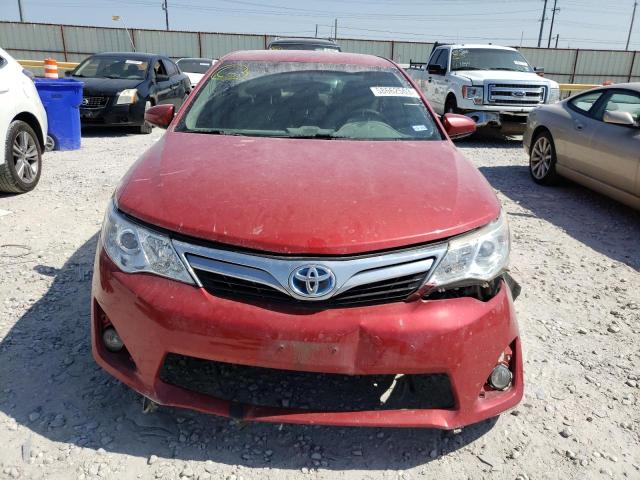 4T1BD1FK4DU065827 - 2013 TOYOTA CAMRY HYBRID RED photo 5