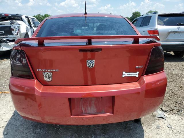 1B3LC56R78N685010 - 2008 DODGE AVENGER SXT MAROON photo 6