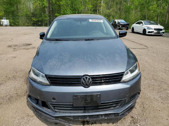 3VW2K7AJXDM405009 - 2013 VOLKSWAGEN JETTA BASE CHARCOAL photo 5