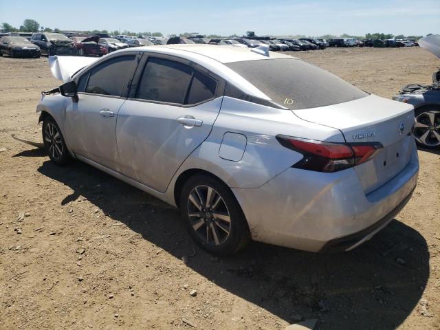 3N1CN8EVXML853342 - 2021 NISSAN VERSA SV SILVER photo 2