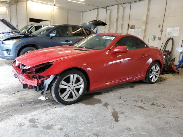 WDBWK5EA0BF241591 - 2011 MERCEDES-BENZ SLK 300 RED photo 1