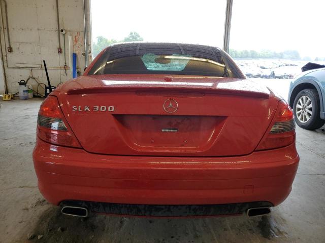 WDBWK5EA0BF241591 - 2011 MERCEDES-BENZ SLK 300 RED photo 6