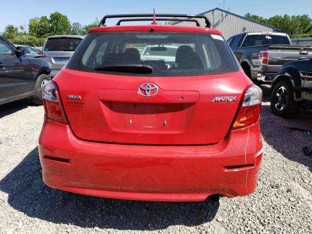 2T1KU4EE6AC363015 - 2010 TOYOTA COROLLA MA RED photo 6