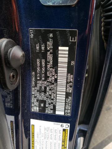 JTEBU5JR8J5508370 - 2018 TOYOTA 4RUNNER SR5/SR5 PREMIUM 蓝色 照片 12