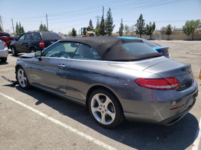 WDDWK4KB3HF435488 - 2017 MERCEDES-BENZ C 300 4MATIC GRAY photo 2