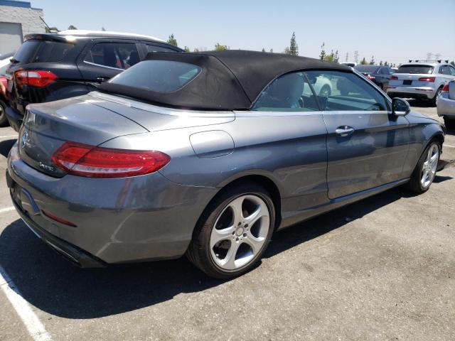 WDDWK4KB3HF435488 - 2017 MERCEDES-BENZ C 300 4MATIC GRAY photo 3