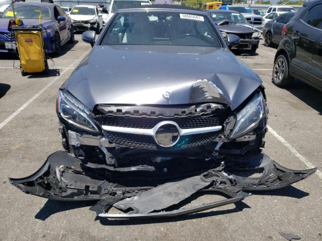 WDDWK4KB3HF435488 - 2017 MERCEDES-BENZ C 300 4MATIC GRAY photo 5