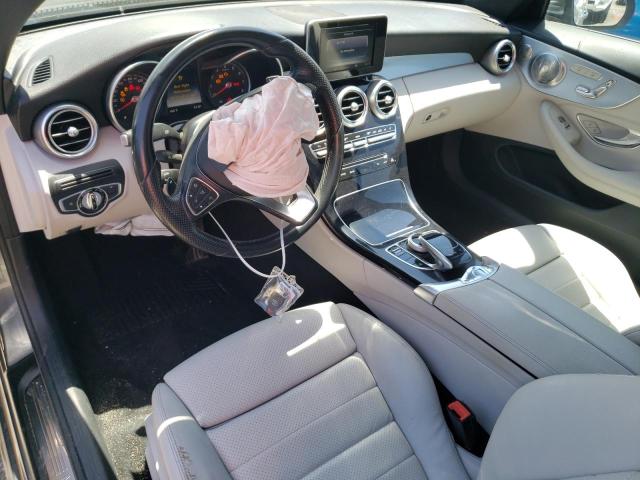 WDDWK4KB3HF435488 - 2017 MERCEDES-BENZ C 300 4MATIC GRAY photo 8