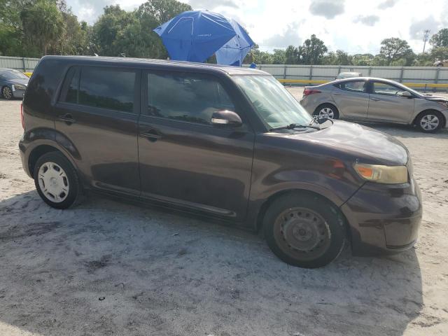 JTLKE50E281026600 - 2008 TOYOTA SCION XB MAROON photo 4