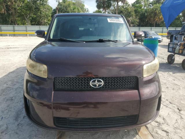 JTLKE50E281026600 - 2008 TOYOTA SCION XB MAROON photo 5