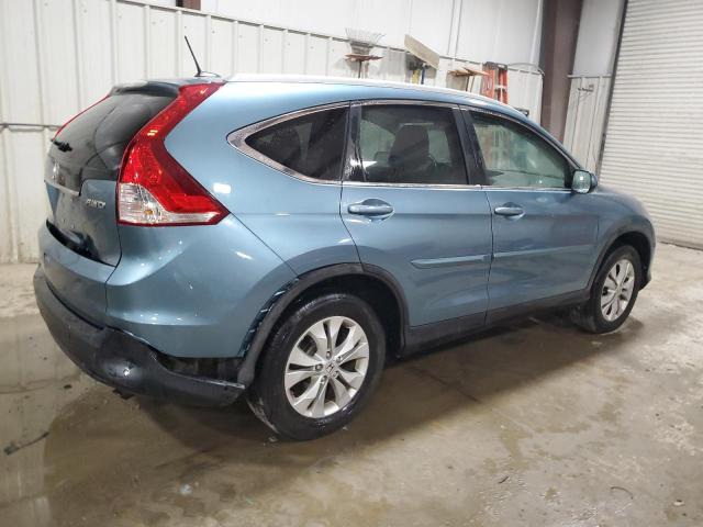 5J6RM4H74DL066697 - 2013 HONDA CR-V EXL BLUE photo 3