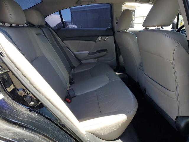 19XFB2F95DE217045 - 2013 HONDA CIVIC EXL შავი ფოტო 10