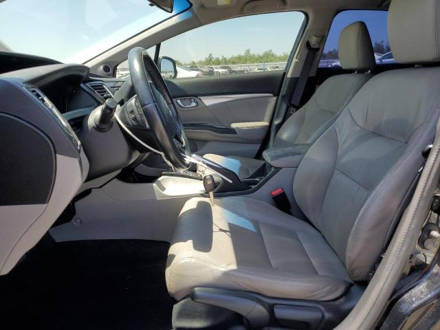 19XFB2F95DE217045 - 2013 HONDA CIVIC EXL შავი ფოტო 7