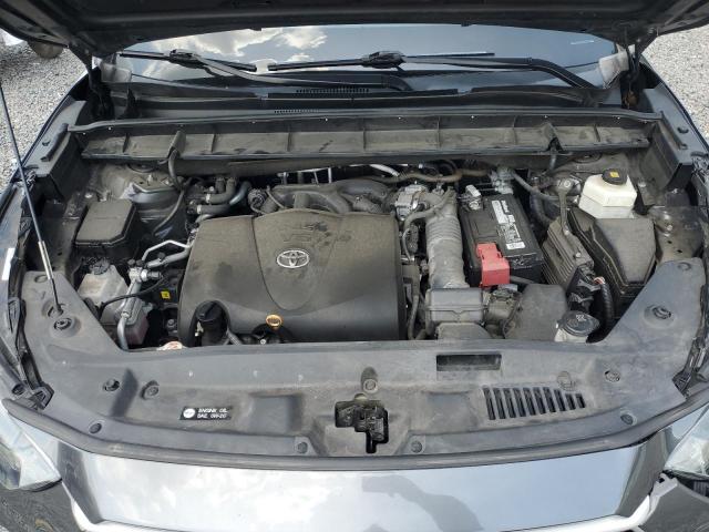 5TDGZRBH9MS525749 - 2021 TOYOTA HIGHLANDER XLE GRAY photo 11