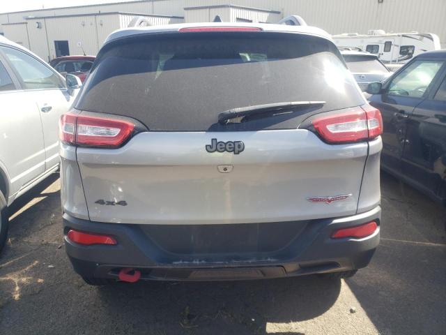 1C4PJMBB7HW520366 - 2017 JEEP CHEROKEE TRAILHAWK BLUE photo 6