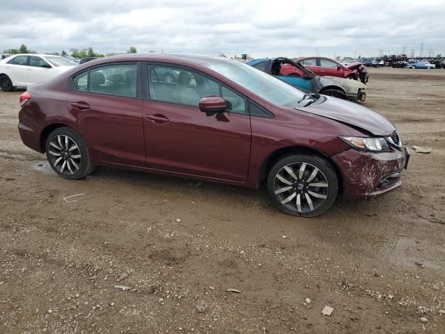 2HGFB2F94FH508029 - 2015 HONDA CIVIC EXL MAROON photo 4