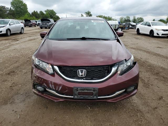 2HGFB2F94FH508029 - 2015 HONDA CIVIC EXL MAROON photo 5