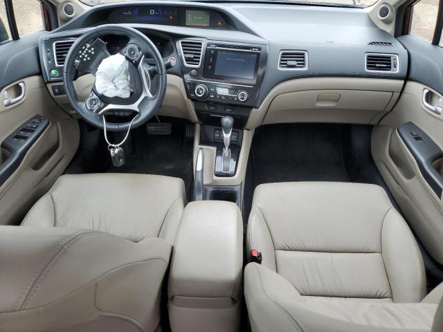 2HGFB2F94FH508029 - 2015 HONDA CIVIC EXL MAROON photo 8