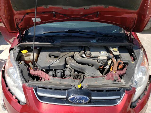 1FADP5CU6FL112484 - 2015 FORD C-MAX PREMIUM SEL RED photo 11