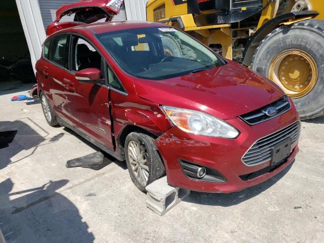 1FADP5CU6FL112484 - 2015 FORD C-MAX PREMIUM SEL RED photo 4