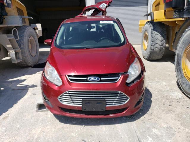 1FADP5CU6FL112484 - 2015 FORD C-MAX PREMIUM SEL RED photo 5