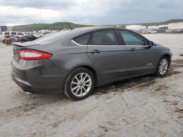 3FA6P0LU4FR307125 - 2015 FORD FUSION SE HYBRID CHARCOAL photo 3