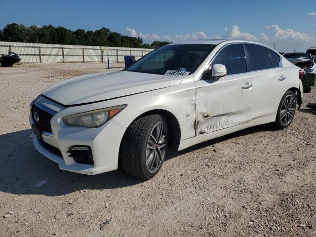 JN1BV7AR2EM682172 - 2014 INFINITI Q50 BASE WHITE photo 1