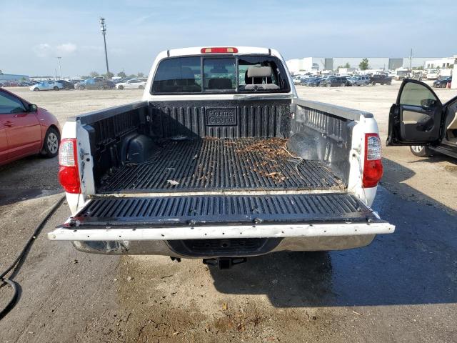 5TBRU34176S463106 - 2006 TOYOTA TUNDRA ACCESS CAB SR5 WHITE photo 6