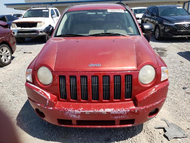 1J8FT47WX7D222088 - 2007 JEEP COMPASS RED photo 5
