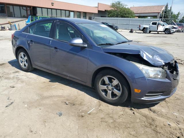 1G1PC5SBXE7466480 - 2014 CHEVROLET CRUZE LT BLUE photo 4