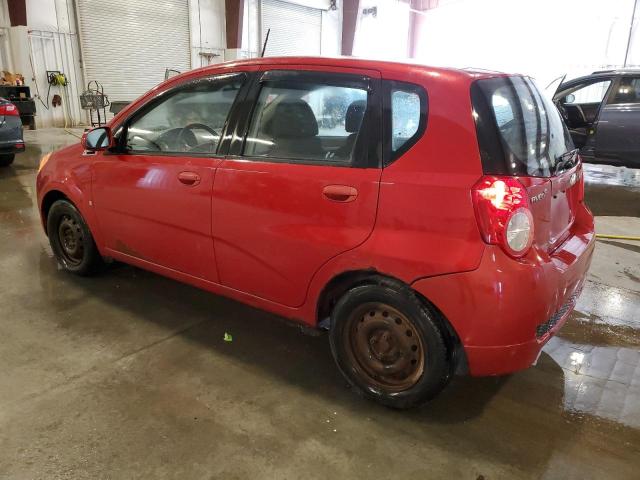 KL1TD66E19B311906 - 2009 CHEVROLET AVEO LS 红色 照片 2