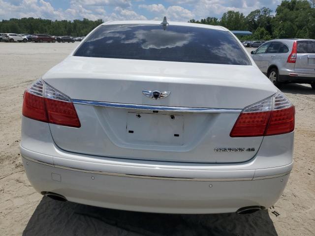 KMHGC4DF4AU093980 - 2010 HYUNDAI GENESIS 4.6L WHITE photo 6