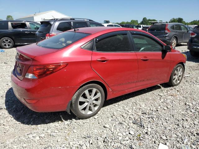 KMHCU4AE9DU453577 - 2013 HYUNDAI ACCENT GLS RED photo 3