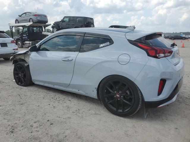 KMHTH6AB8LU024130 - 2020 HYUNDAI VELOSTER TURBO GRAY photo 2