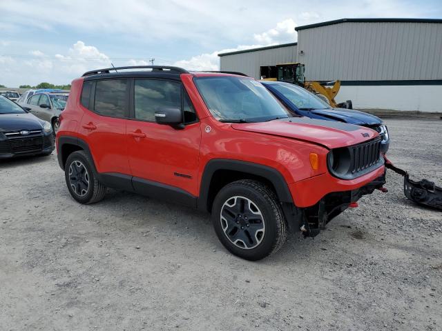 ZACCJBCT1GPD92499 - 2016 JEEP RENEGADE TRAILHAWK RED photo 4