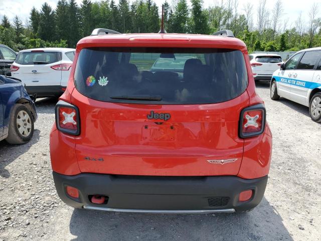 ZACCJBCT1GPD92499 - 2016 JEEP RENEGADE TRAILHAWK RED photo 6