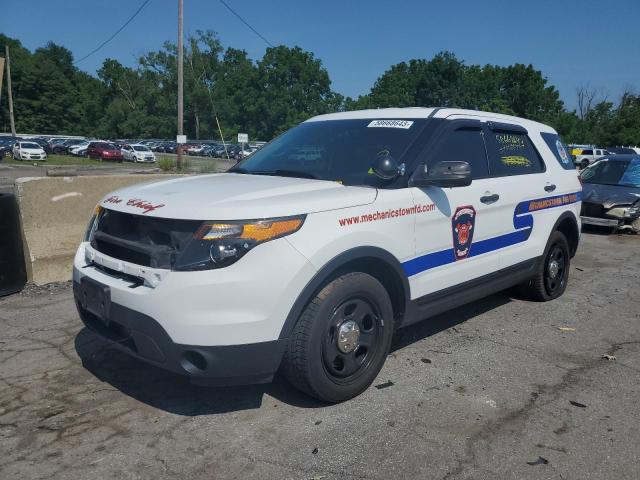 1FM5K8ARXFGC16610 - 2015 FORD EXPLORER POLICE INTERCEPTOR WHITE photo 1