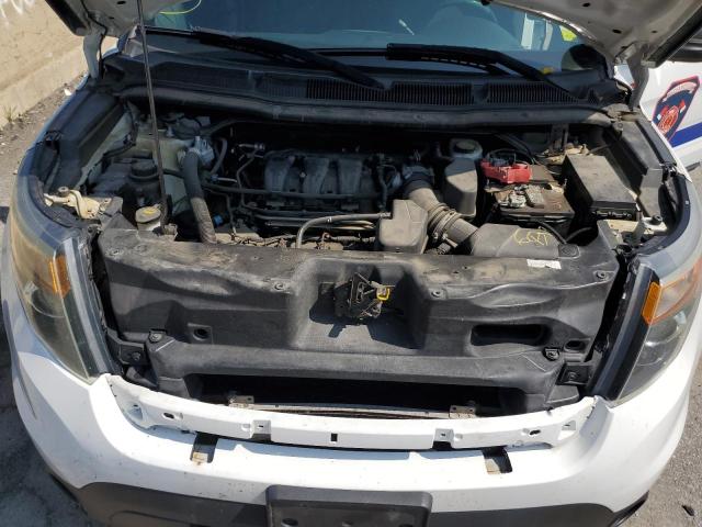 1FM5K8ARXFGC16610 - 2015 FORD EXPLORER POLICE INTERCEPTOR WHITE photo 12
