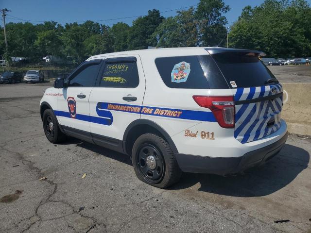1FM5K8ARXFGC16610 - 2015 FORD EXPLORER POLICE INTERCEPTOR WHITE photo 2